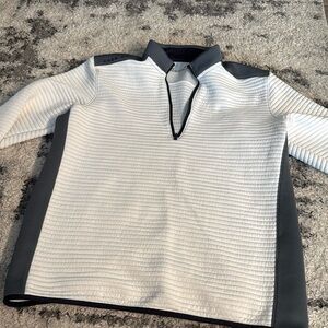 White Under armour golf quarter zip